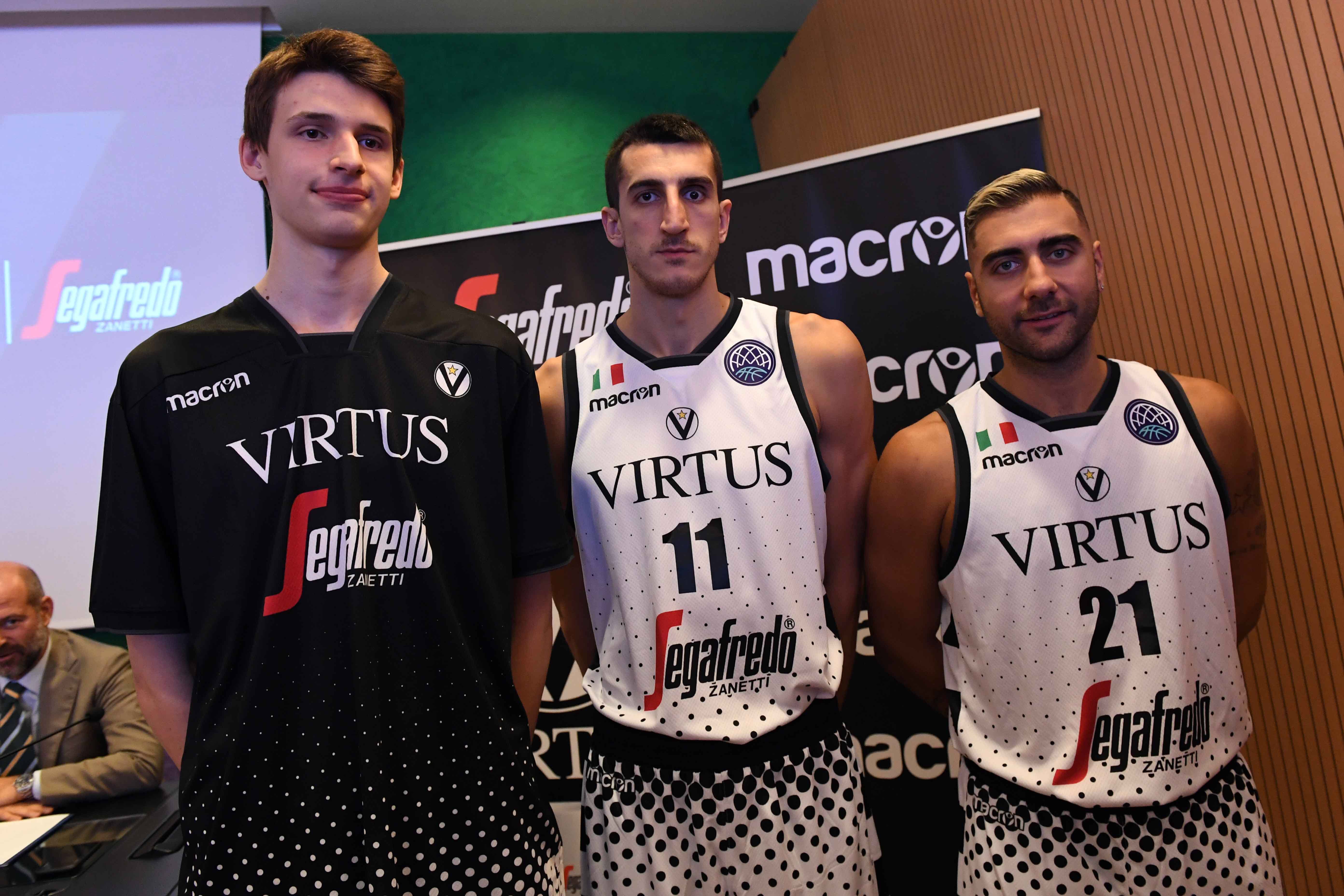 Virtus Bologna, presentate le nuove maglie - Basket Magazine